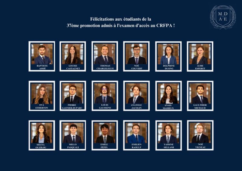 Admis CRFPA 2025