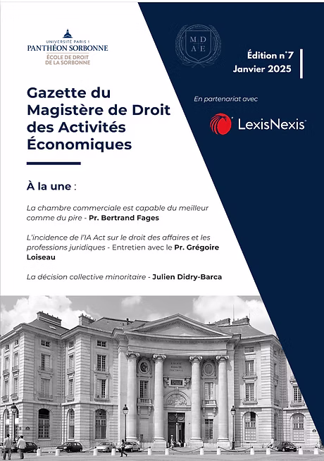 Gazette Janvier 2025